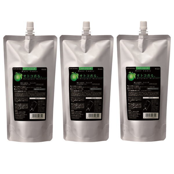 クラシエ オトコ香る。 ヘア トニック ベルガモット 500ml×3個セット