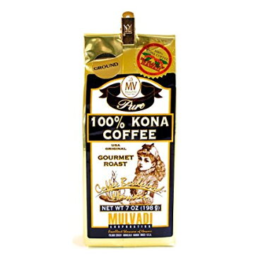 MULVADI 100% KONA COFFEE マルバディ コナ コーヒー ハワイ （粉） 198g