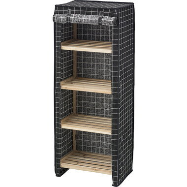 ROOM ESSENCE　 ファブリックシェルフ　LFS-378B（W45×D30×H113）