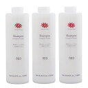 ナンバースリー 人が花 シャンプー 660ml (ポンプ別売り)×3点セット