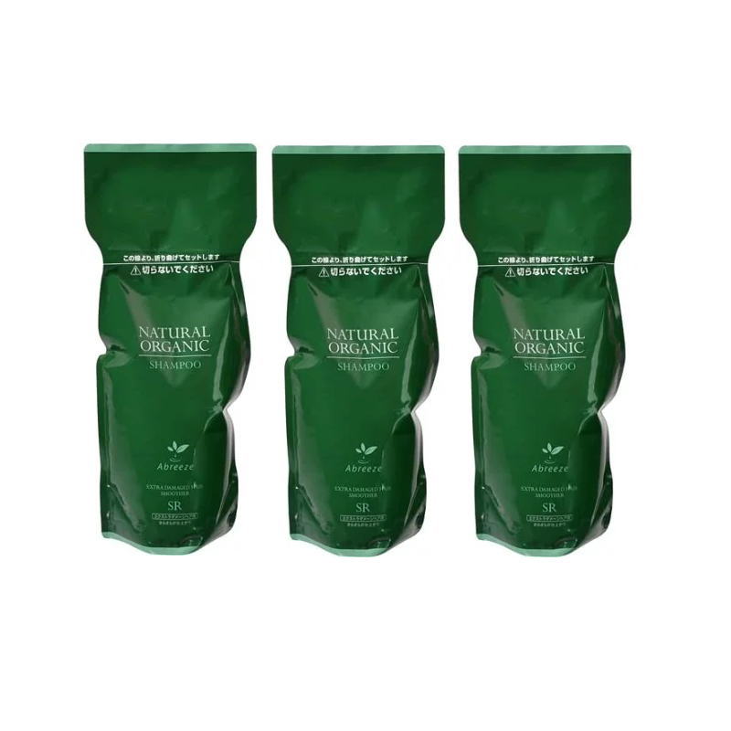 パシフィックプロダクツ　アブリーゼ ナチュラルオーガニック シャンプー SR 600mlリフィル ×3点セット
