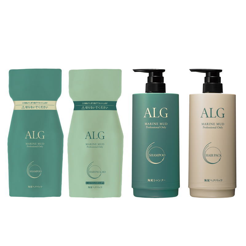 パシフィックプロダクツ アルグ シャンプー (600ml)ヘアパックMO (600g)リフィル+専用カートリッジ付セット