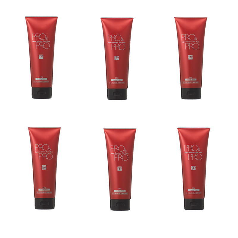 Hair Pack, Mask - パシフィックプロダクツ　プロ アンド プロ スーパーソリューション ヘアマスク (230g) ×6点セット