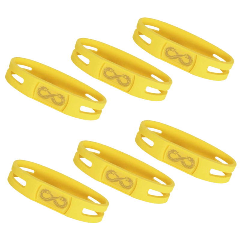 インフィニティバランス・ブレスレット(ゴールドイエロードラゴン・S)【6点セット】