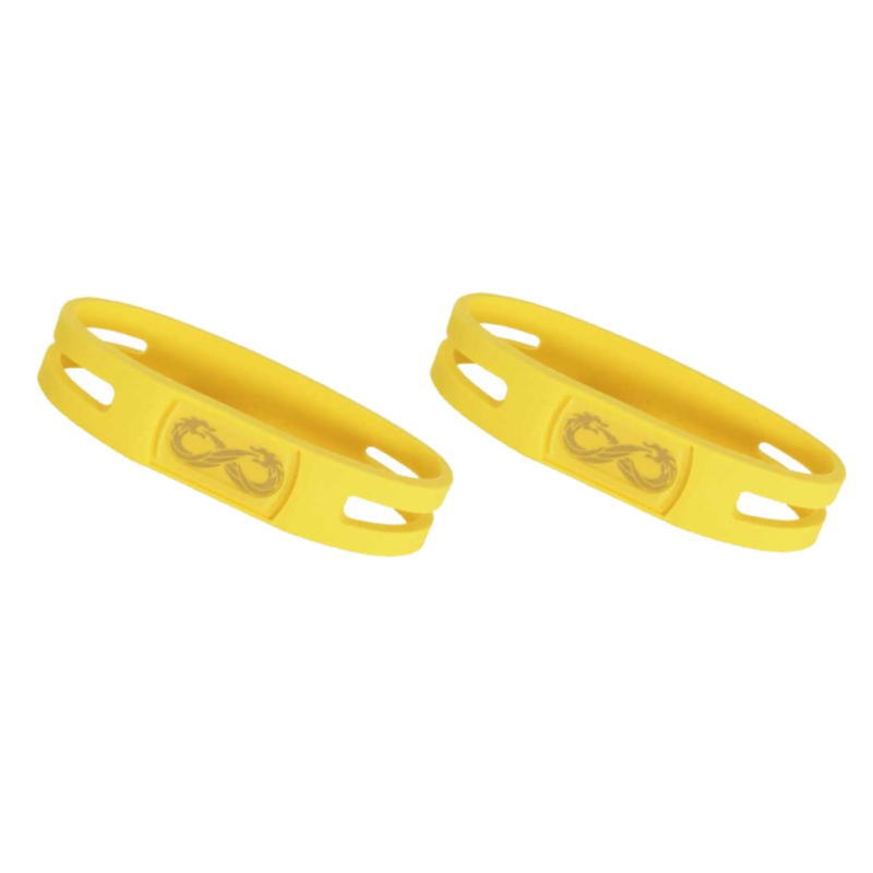 インフィニティバランス・ブレスレット(ゴールドイエロードラゴン・M)【2点セット】