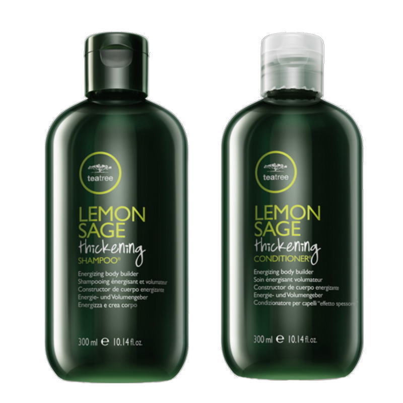 ポールミッチェル ティーツリー レモンセージ シックニング シャンプー(300ml) コンディショナー(300ml..