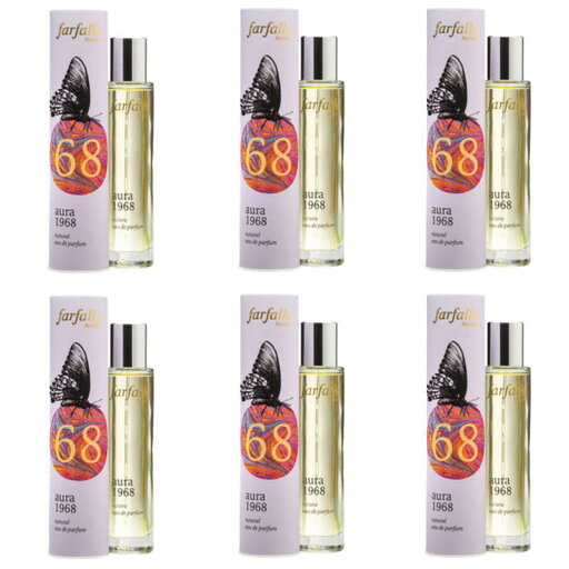 farfalla ファファラ ナチュラル オーデパフューム<オーラ1968> (50ml) ×6点セット farfalla ファファラ ナチュラル オーデパフューム<オーラ1968> (50ml) ×6点セット