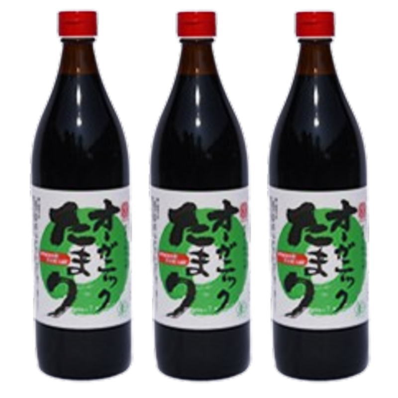 【予約販売。2026年8月以降順次出荷】丸又商店 オーガニックたまり　900ml　3本セット
