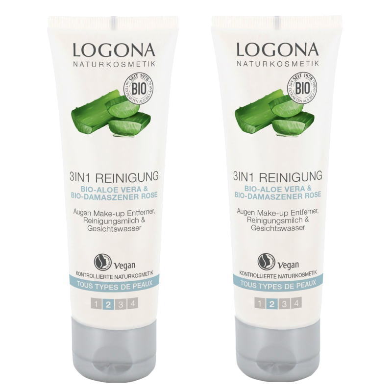 LOGONA ロゴナ 3in1クレンジング(アロエヴェラ)(100ml×2点セット