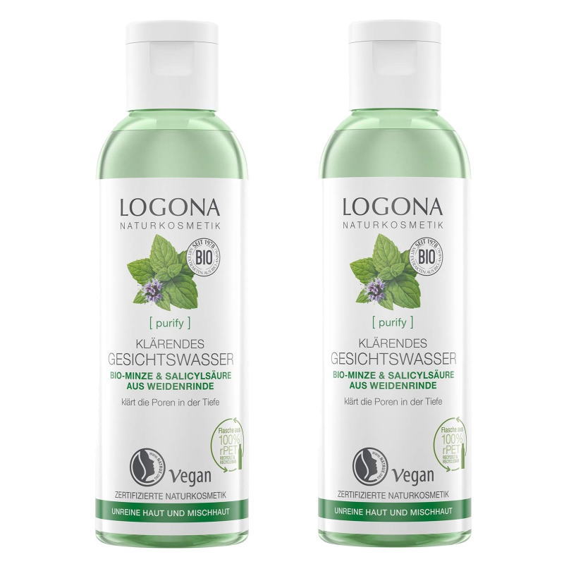 LOGONA ロゴナ　クラリファイ　フェイシャルトナー(ミント)(125ml)×2点セット