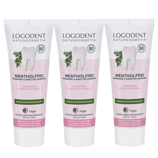 LOGONA ロゴナ ローズマリー&セージ・はみがきジェル(75ml)×3点セット LOGONA ロゴナ ローズマリー&セージ・はみがきジェル(75ml)×3点セット