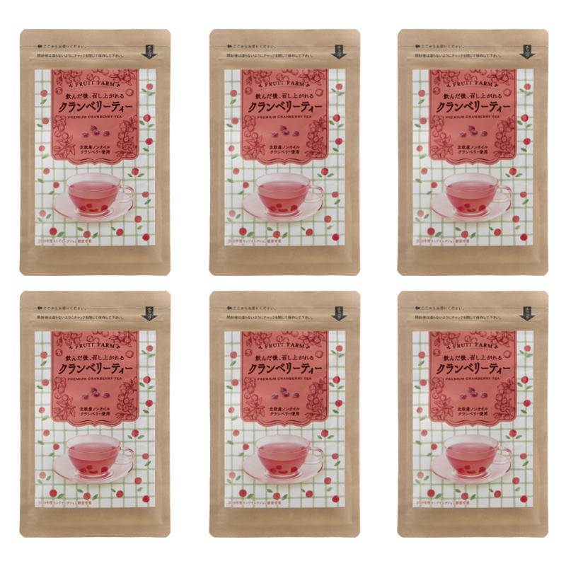 フルーツファーム クランベリーティー 52g ×6点セット