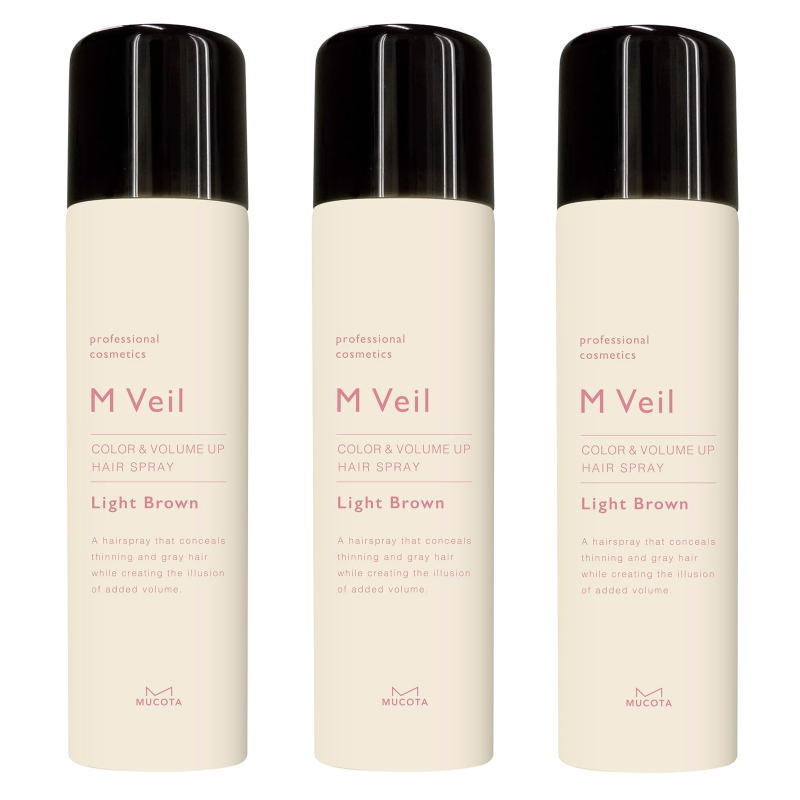 樂天商城 - ムコタ 　M　Veil　カラー&ボリュームアップ（ライトブラウン）　100g【×3点セット】
