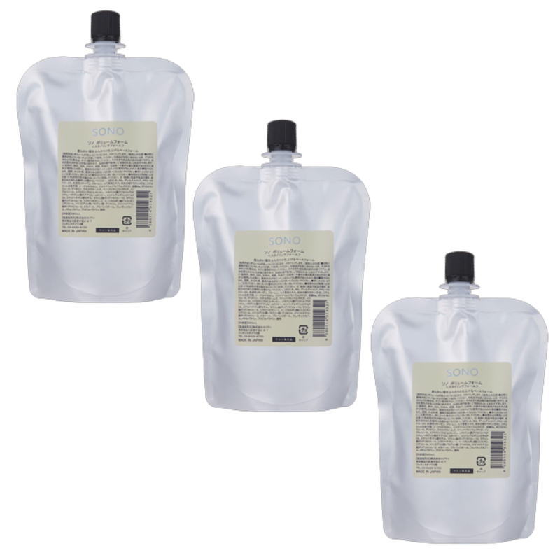 セフティ　SONO ソノ　ボリュームフォーム　 詰替 360ml ×3点セット