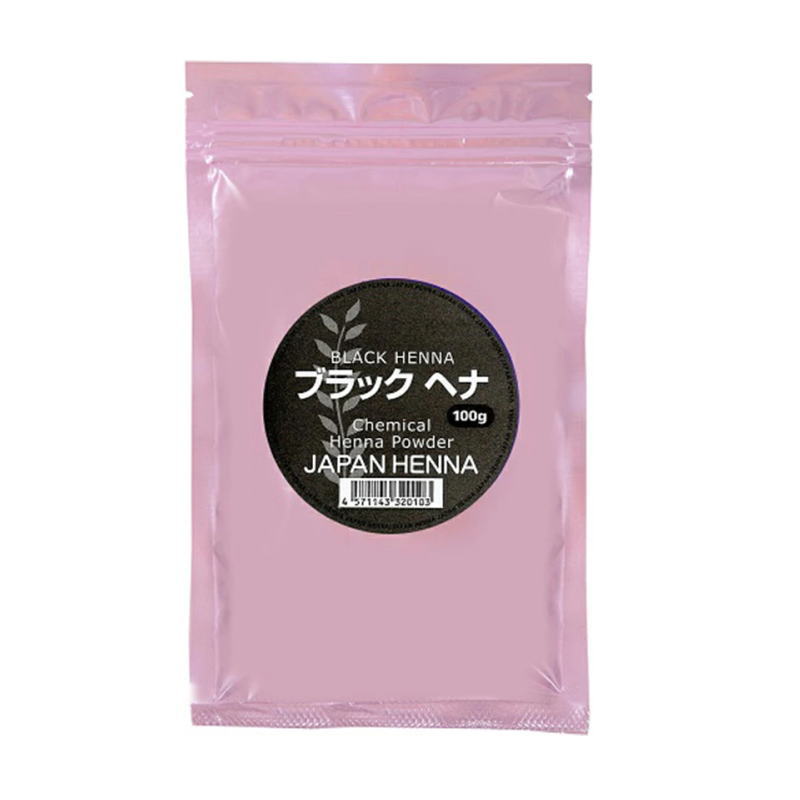 【クリックポストで送料無料】ジャパンヘナ ブラック 100g(人毛カツラ専用)