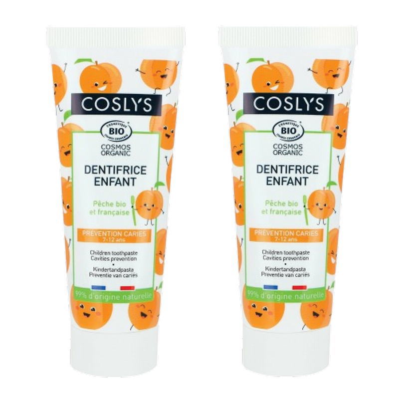 フレーバーライフ COSLYS（コスリス） チルドレントゥースペースト ピーチ 50ml（2点セット）