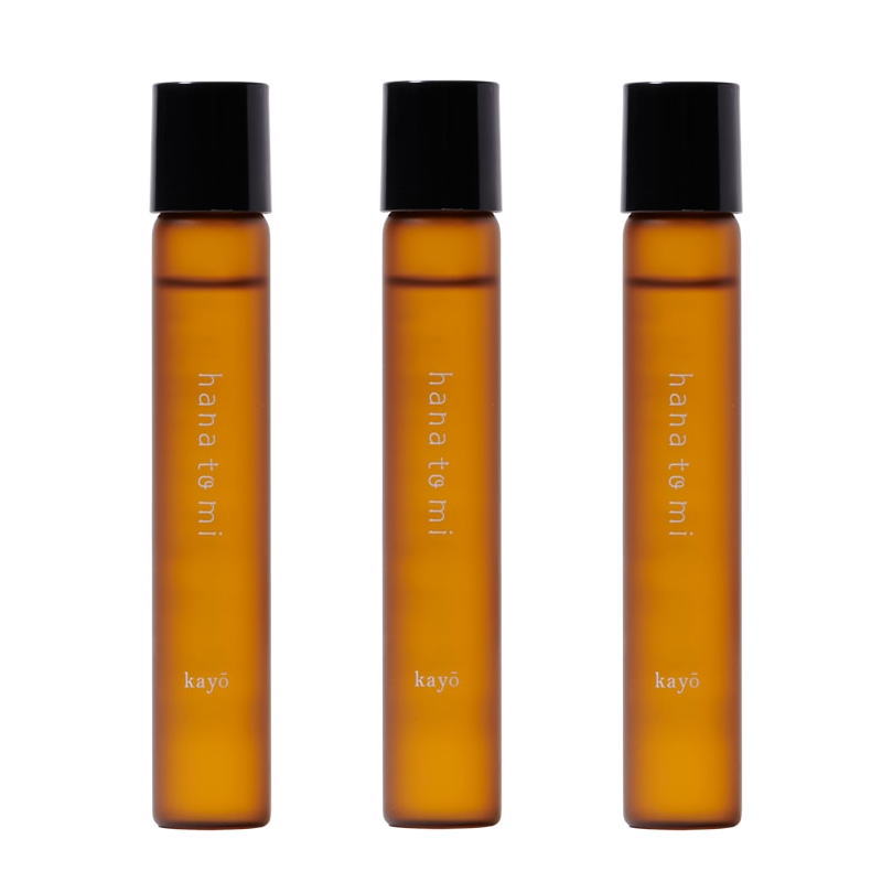 フレーバーライフ hana to mi(ハナトミ) ロールオンアロマ カヨウ 9ml（3点セット）