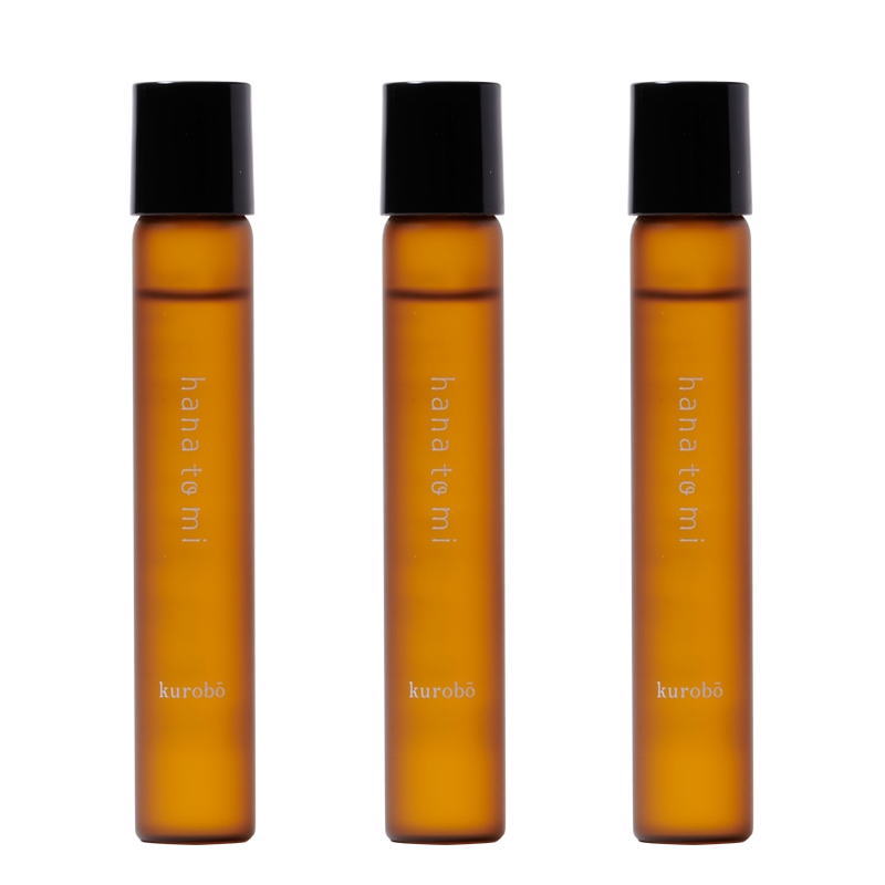 フレーバーライフ hana to mi(ハナトミ) ロールオンアロマ クロボウ 9ml（3点セット）