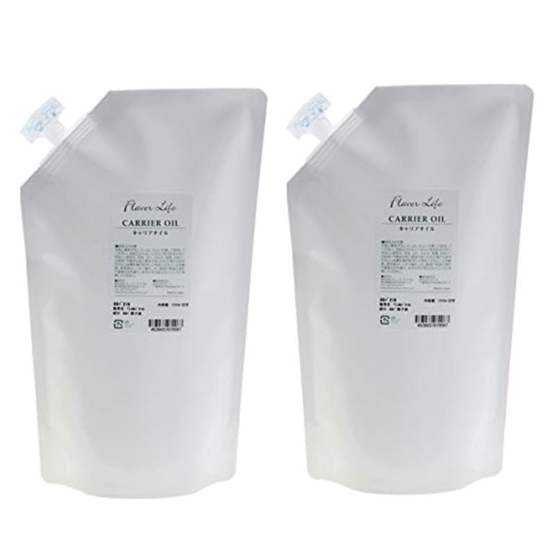フレーバーライフ キャリアオイル ホホバオイル 1000ml 詰替用（2点セット）