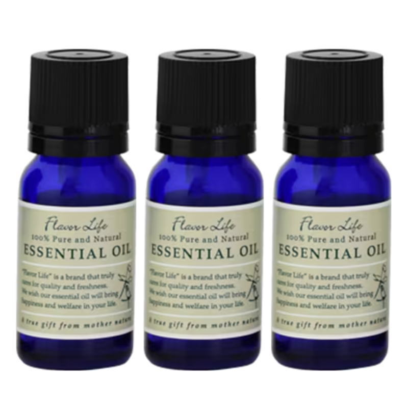 フレーバーライフ エッセンシャルオイル 薄荷(ハッカ) 10ml（3点セット）