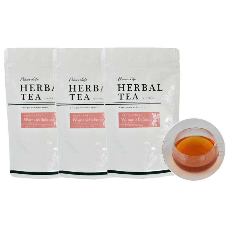 フレーバーライフ ブレンドハーブティー Woman's Balance(ウーマンズバランス) 8包（3点セット）