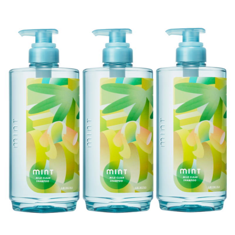 アリミノ ミント 2026 シャンプー 薬用マイルドクリア 550ml(3点セット)
