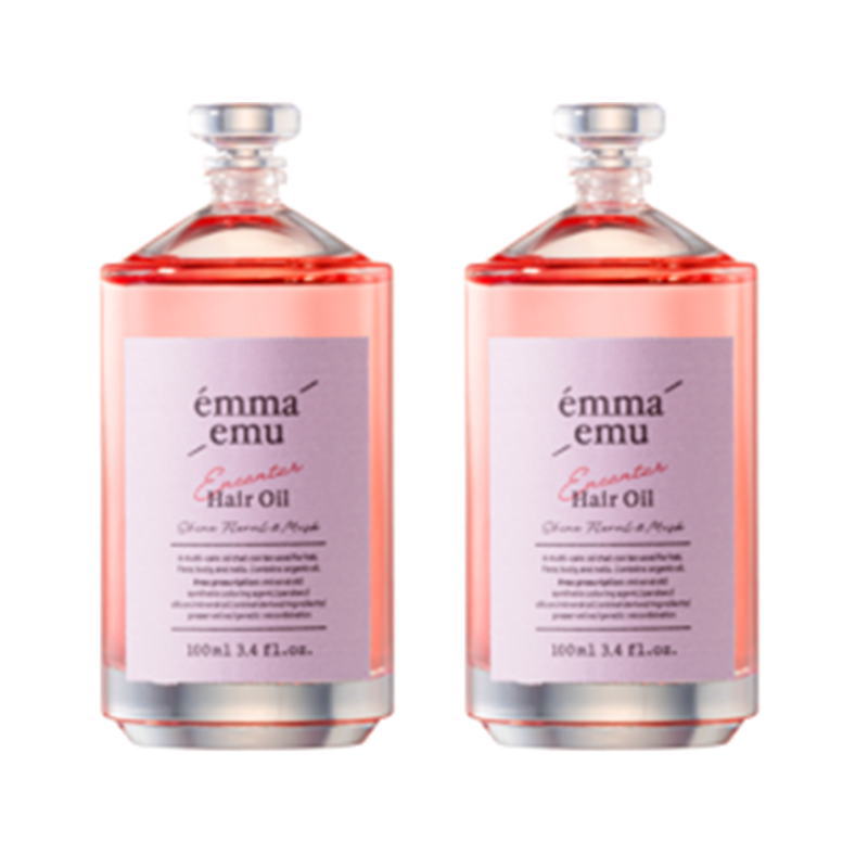 emma emu エマエミュー エンカンタールヘアオイル 100mL シャインフローラル&ムスク (2点セット)