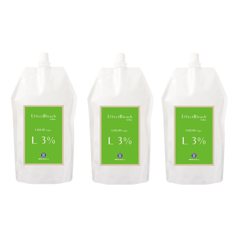 パール化研　エフェクトブリーチ Sエディションオキシ L3％ 1000ml リキッドタイプ (3点セット)