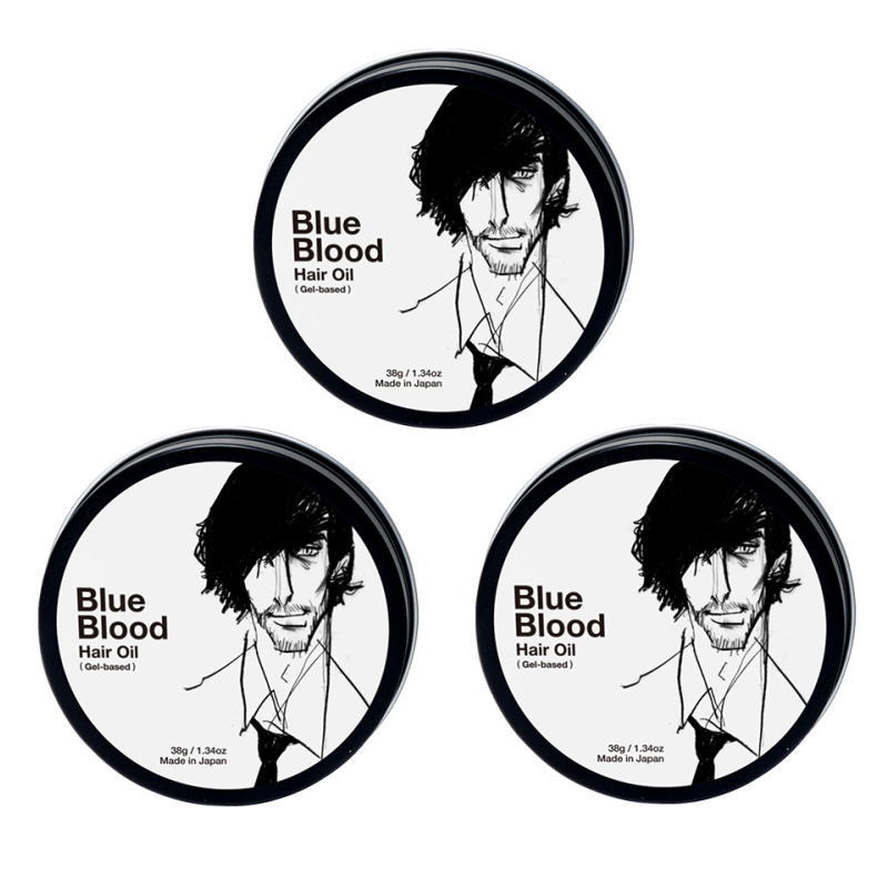 awaas Blue Blood ブルーブラッド ヘアオイル 38g（3点セット）