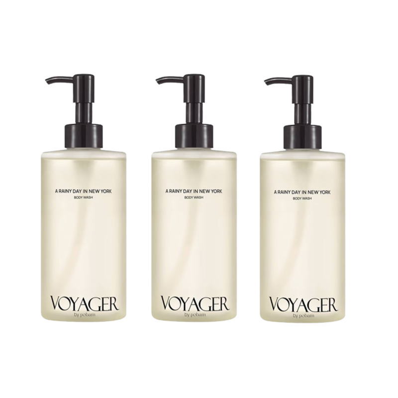 ボイジャーバイポパム レイニーデイインニューヨーク ボディウォッシュ 300ml (3点セット)