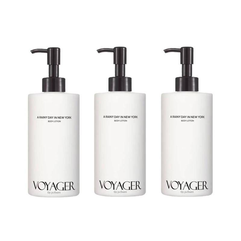 ボイジャーバイポパム レイニーデイインニューヨーク ボディローション 300ml (3点セット)