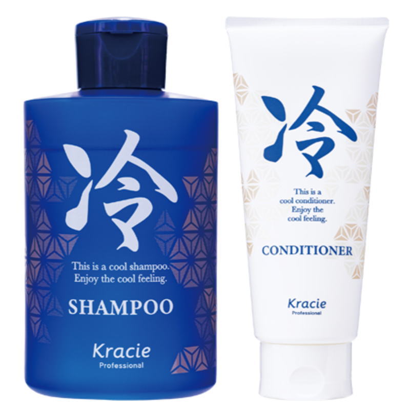 頭皮がベタつく、ニオイが気になる、ムレて髪がペタンとする。 蒸し暑い日本の夏は、頭皮や髪の大敵でもある。 そんな夏を、もっとクールに、もっとクリーンに過ごすために生まれた「冷（ヒヤシ）」。 ★シャンプー★ 極冷メントール処方で頭皮を爽快でクリアに洗い上げます。 米ぬか発酵エキスEXがダメージヘアを補修してきしみのない仕上がりに。 ☆トリートメント☆ 髪も頭皮も潤い、サラッとした軽い仕上がりです。 冷シャンプーの冷感と冷コンディショナーの冷感ですっきり爽快！頭皮がベタつく、ニオイが気になる、ムレて髪がペタンとする。 蒸し暑い日本の夏は、頭皮や髪の大敵でもある。 そんな夏を、もっとクールに、もっとクリーンに過ごすために生まれた「冷（ヒヤシ）」。 ★シャンプー★ 極冷メントール処方で頭皮を爽快でクリアに洗い上げます。 米ぬか発酵エキスEXがダメージヘアを補修してきしみのない仕上がりに。 ☆トリートメント☆ 髪も頭皮も潤い、サラッとした軽い仕上がりです。 冷シャンプーの冷感と冷コンディショナーの冷感ですっきり爽快！