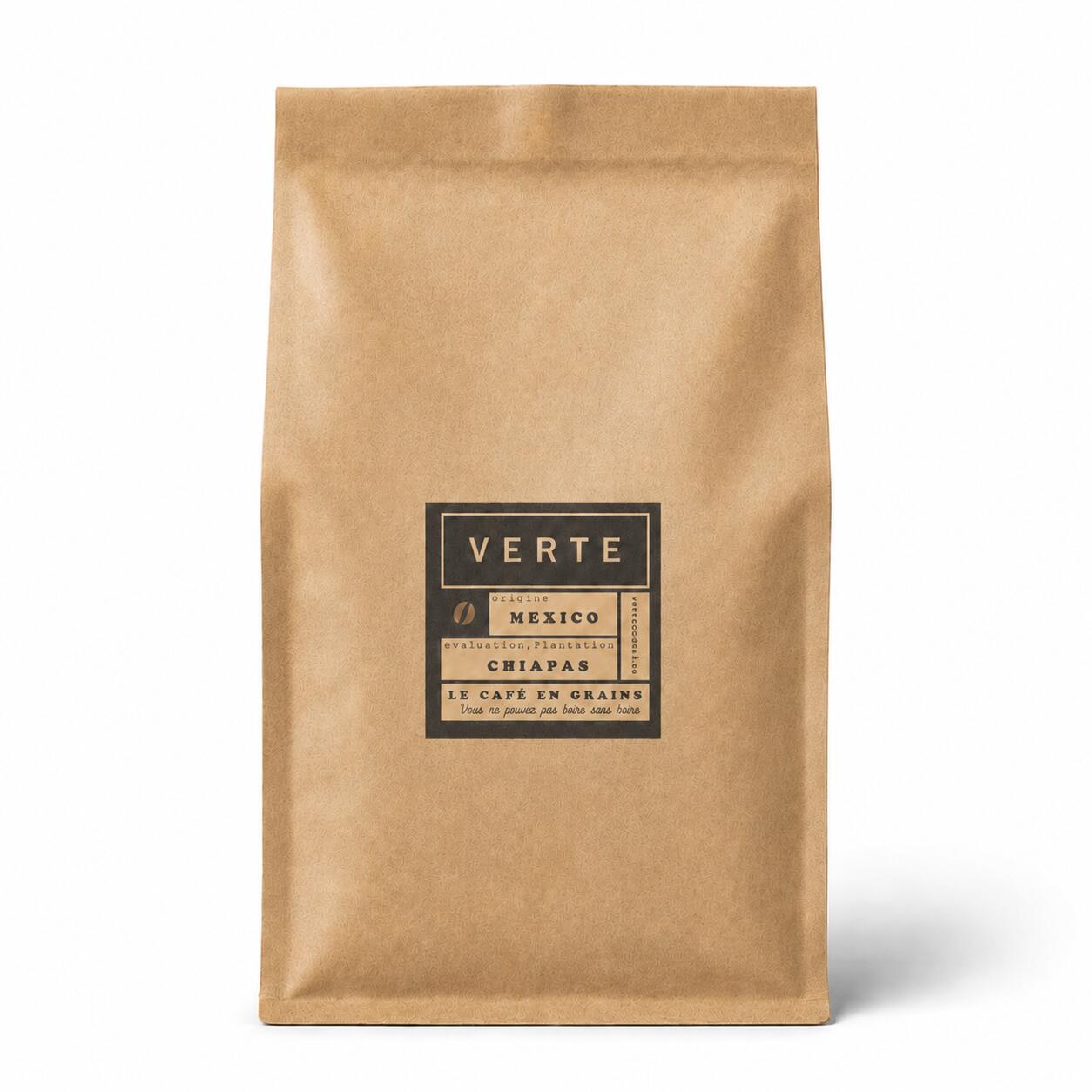 コーヒー生豆　VERTE　【有機JAS認証】メキシコ チアパス デカフェ　(500g)【クリックポストで送料無料】コーヒー豆