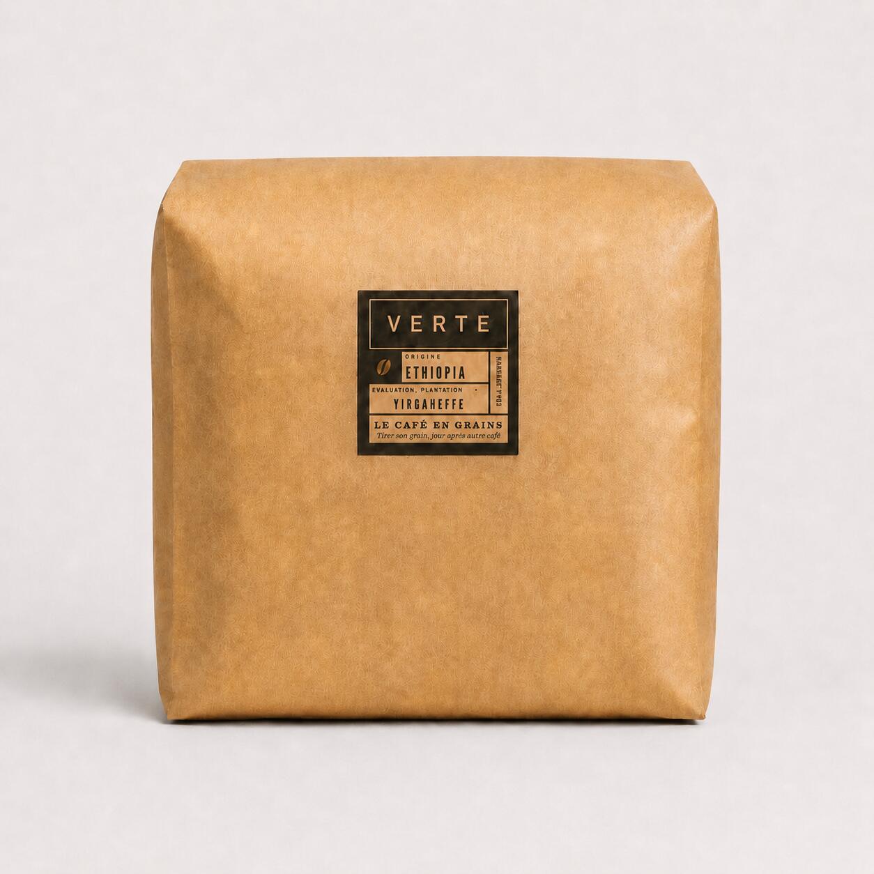 コーヒー生豆　VERTE　エチオピア イルガチェフェ オーガニック　ウォッシュド オロミア農協　(5kg)コーヒー豆