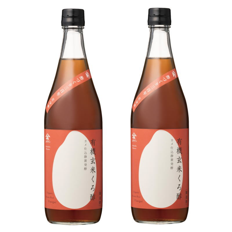 庄分酢 ショウブン　有機玄米くろ酢　720ml【2点セット】