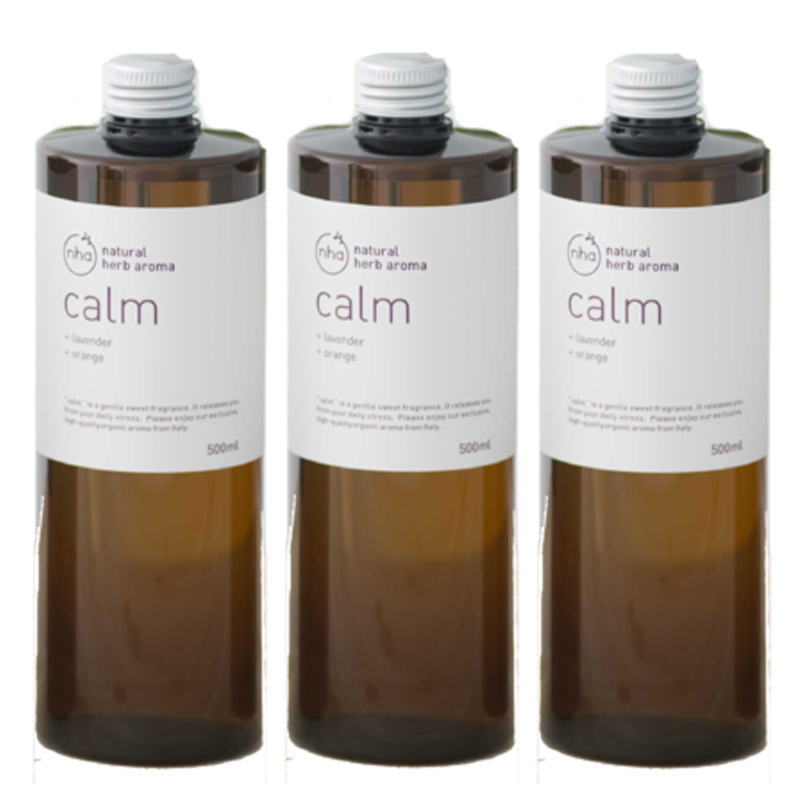 ナッシュ O2ウォーターアロマ calm 500ml(3点セット)
