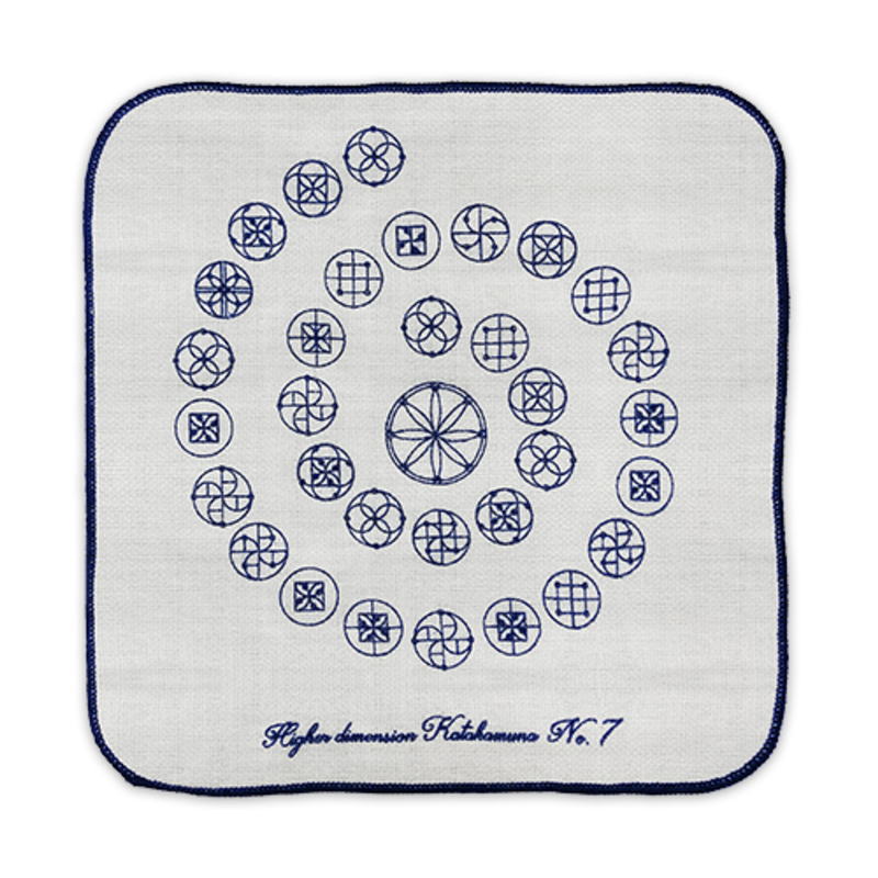 Hand Towel - 【クリックポストで送料無料】カタカムナ ガーゼハンカチ高次元カタカムナ第7首