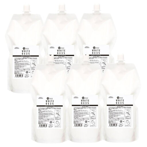 アレスカラー ホワイトオキシ 3% 1000ml×6点セット アレスカラー ホワイトオキシ 3% 1000ml×6点セット