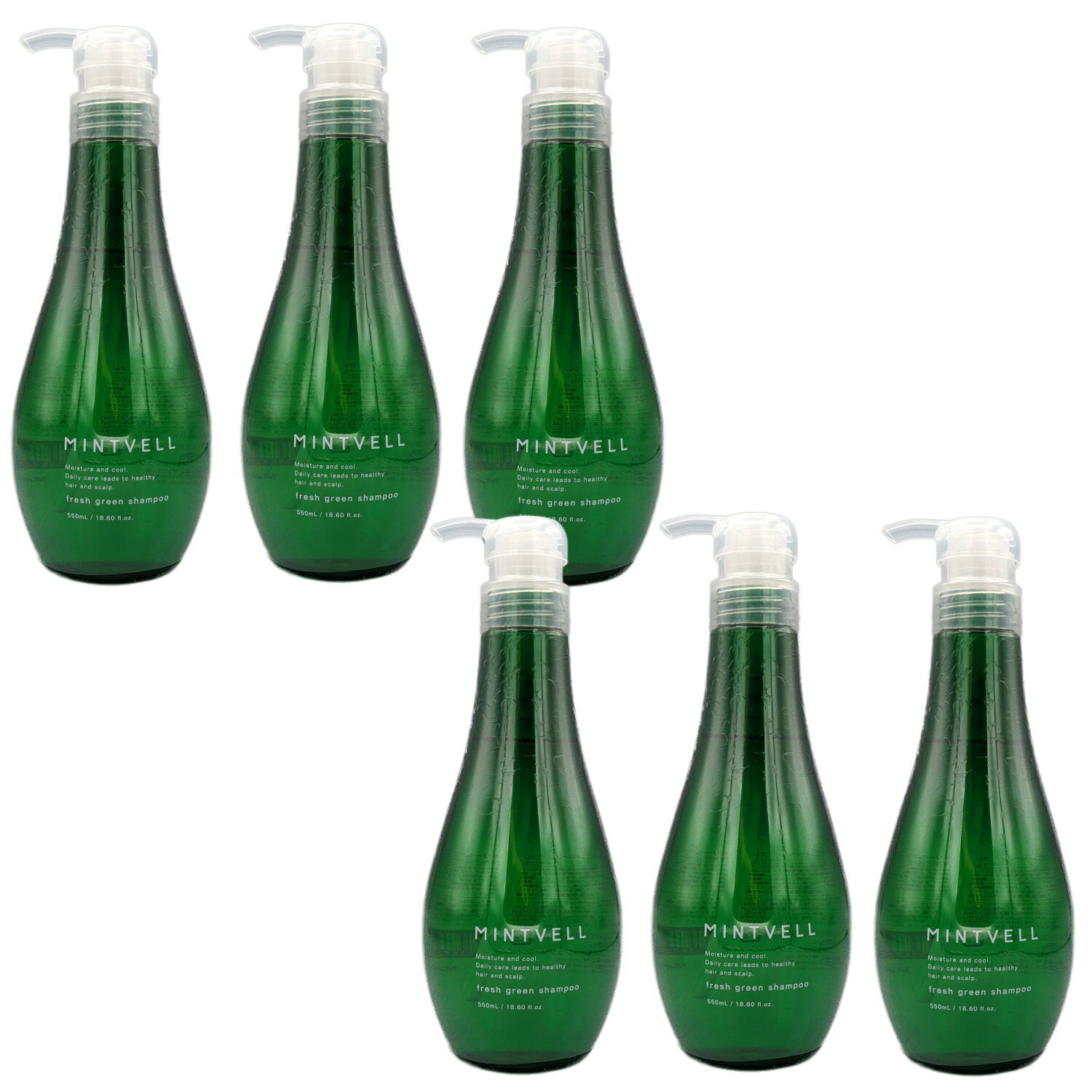 サンコール　ミントベル　フレッシュグリーンシャンプー　550ml×6個