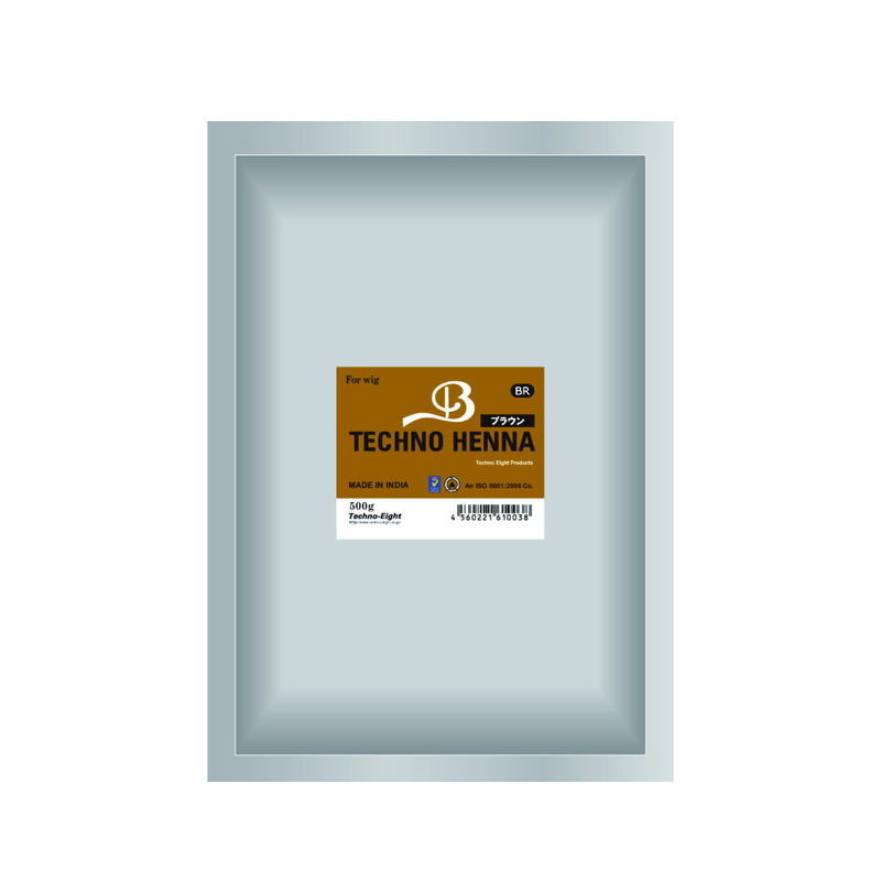 テクノエイト　テクノヘナ　ブラウン　500g (人毛への使用不可)