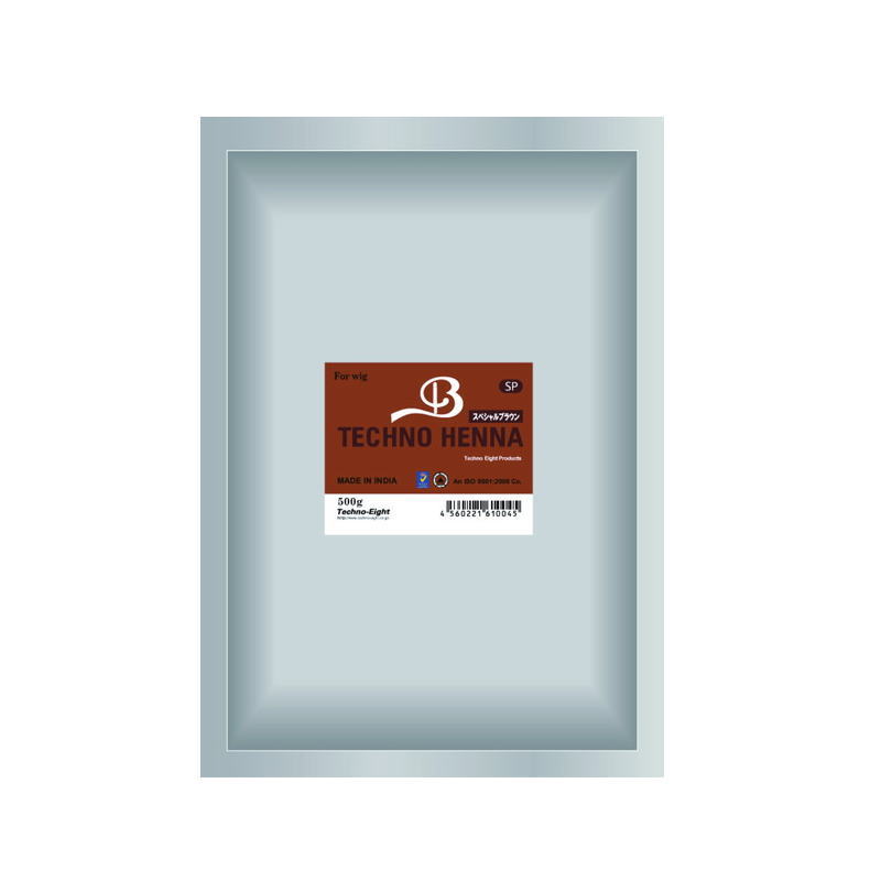 テクノエイト　テクノヘナ　スペシャルブラウン　500g (人毛への使用不可)