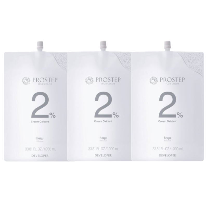 hoyu　ホーユープロフェッショナル　プロステップ　クリームオキシダン　2%　1000ml×3点セット