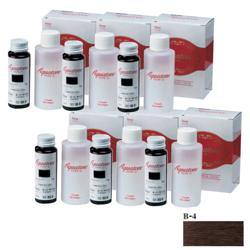 hoyu　ホーユープロフェッショナル　アクアトーン B-4　　(1液/40ml、2液/80ml)×6点セット