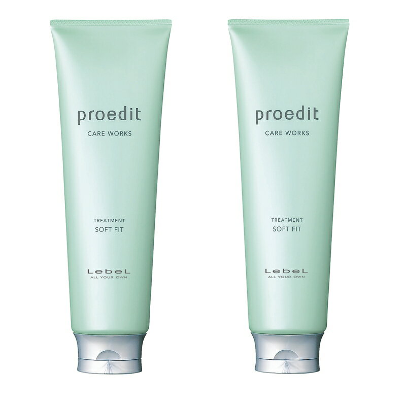 ルベル プロエディット ケアワークス トリートメント ソフトフィット 250ml ×2点セット