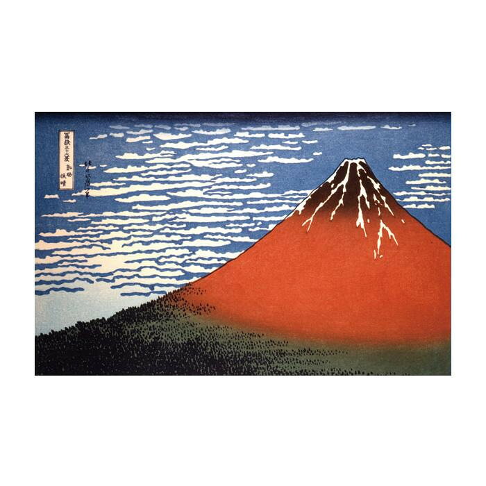 トレシー 葛飾北斎 30×19cm A3019-KSHS P928 赤富士(凱風快晴)