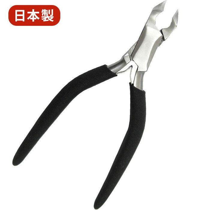 握りやすく滑らないよう、樹脂カバーを纏ったハンドル形状です。柔らかなタッチで使いやすい合わせバネを採用。刃の幅が約15mmと長めなので、指に食い込んでしまった巻き爪にも刃が入りやすく、簡単に切ることができます。ステンレス製なので錆びにくく、長くお使いいただけます。サイズL150mm個装サイズ：16×5×3cm重量70g個装重量：100g素材・材質本体:ステンレススチールグリップ:エラストマー樹脂付属品キャップ、取扱説明書生産国日本(企画・開発:ドイツ)fk094igrjs