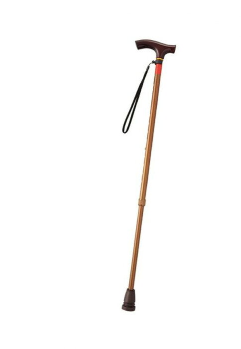 杖先ゴムが特長の伸縮ステッキです。サイズ69.5〜92cm個装サイズ：78×17×2.8cm重量260g個装重量：259g素材・材質アルミニウム合金仕様伸縮:10ポジション杖上部:1.9cm杖下部:1.6cm付属品ストラップ×1生産国中国fk094igrjs