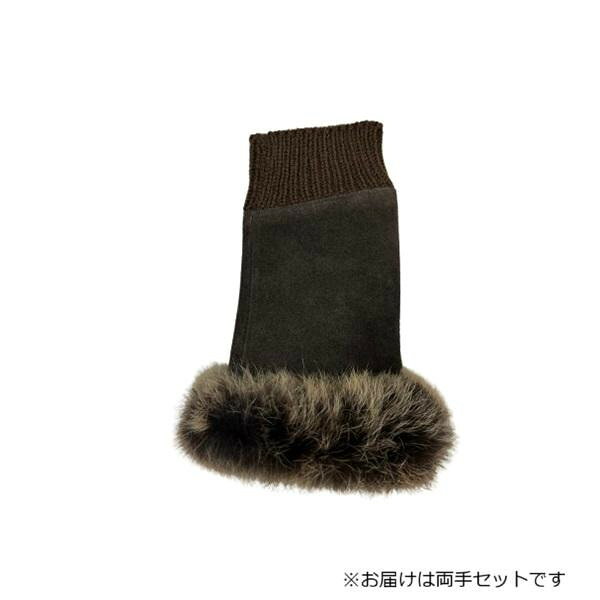 婦人用豚革ラビットファー手袋です。手首まであったかいです。サイズ婦人22cm個装サイズ：23×9×1cm重量個装重量：60g素材・材質豚革仕様婦人用生産国中国fk094igrjs