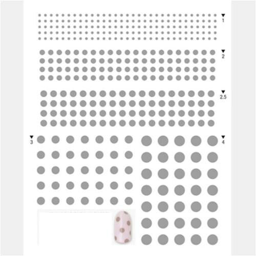 TSUMEKIRA(ツメキラ) ネイルシール es シアードット 黒 ES-DOT-009　（メール便で...
