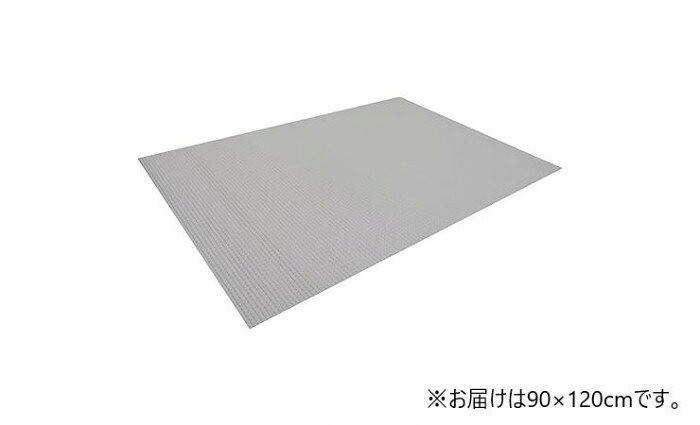 空気層と遠赤外線を発生させる配合によりマットの上で暖かさをキープします。おもて面に冷たさを感じにくい加工をすることで、触ってもひんやりしにくいです。水が染み込まないPVC素材なのでお手入れ簡単です。ハサミでカット可能です。【使用方法】リビングやダイニングなどのフローリング、ゲージ、サークルの中でご使用ください。サイズ90×120cm個装サイズ：96×6×6cm重量個装重量：950g素材・材質ポリ塩化ビニル生産国日本fk094igrjs
